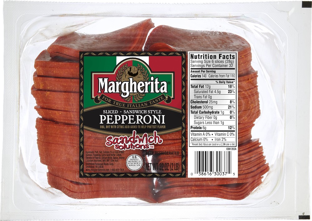 ぺぱろに Pepperoni, Sliced, Sandwich Style, 2 lbs